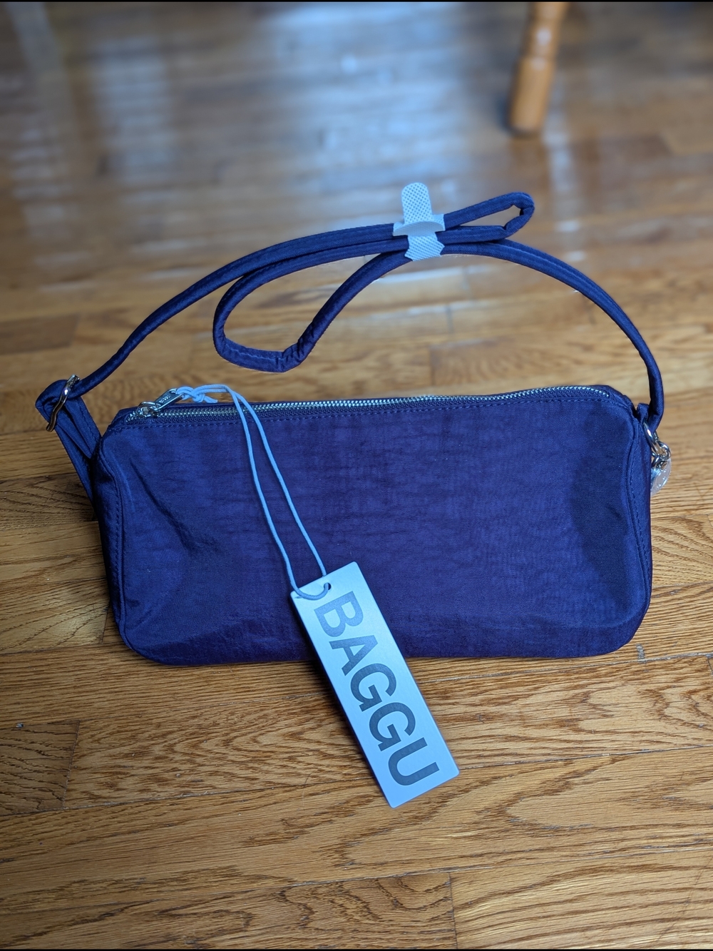 Nwt- Baggu Nylon Loaf Bag- Fig